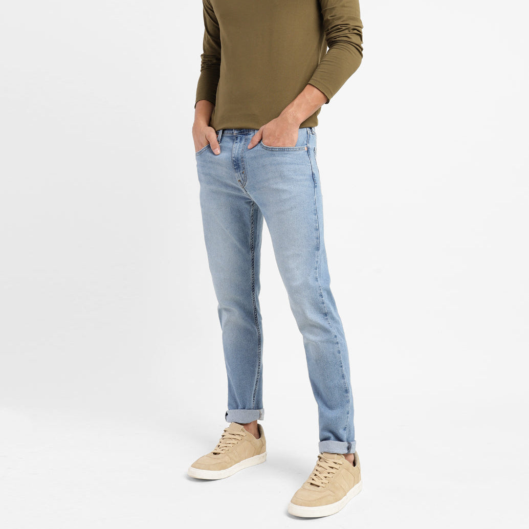 Men's Levi's 512 Blue Slim Tapered Stretch Mid Rise Jeans