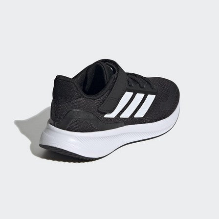 Adidas Unisex Kids Runfalcon 5 Black Running Shoes - Lightweight, Cushioned Comfort