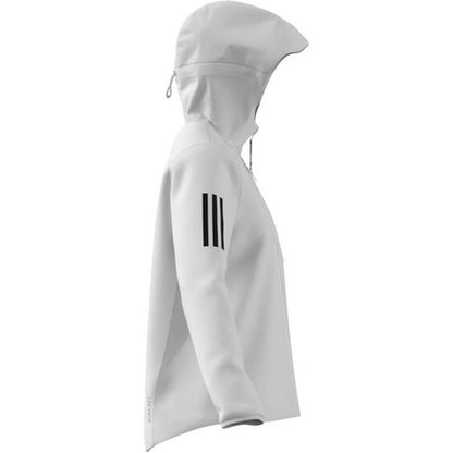 Adidas Women's Own The Run Wind-Resistant Recycled Running Jacket White