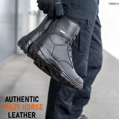 ACE Schakal Waterproof Tactical Leather Boots with Slip‑Proof Sole