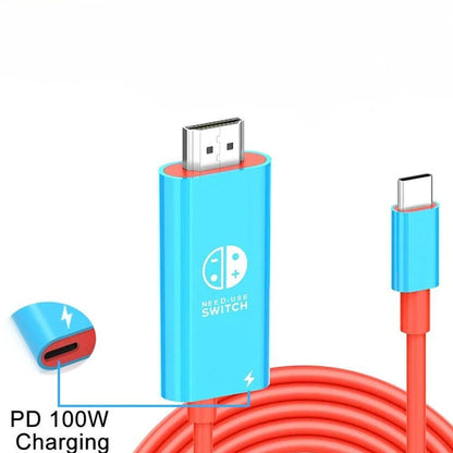 iXever USB C to HDMI Adapter Cable for Switch 100W