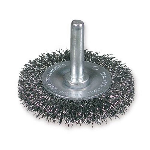 Osborn 100mm Wavy Wire Wheel Brush for Electric Drills - Rust Paint Remover