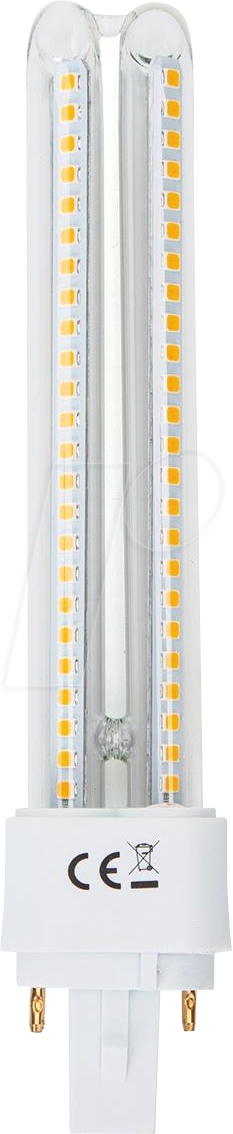 AIGOSTAR PLC LED Lamp: 15W, 1500 Lumens, 3000K Warm White, G24 Base