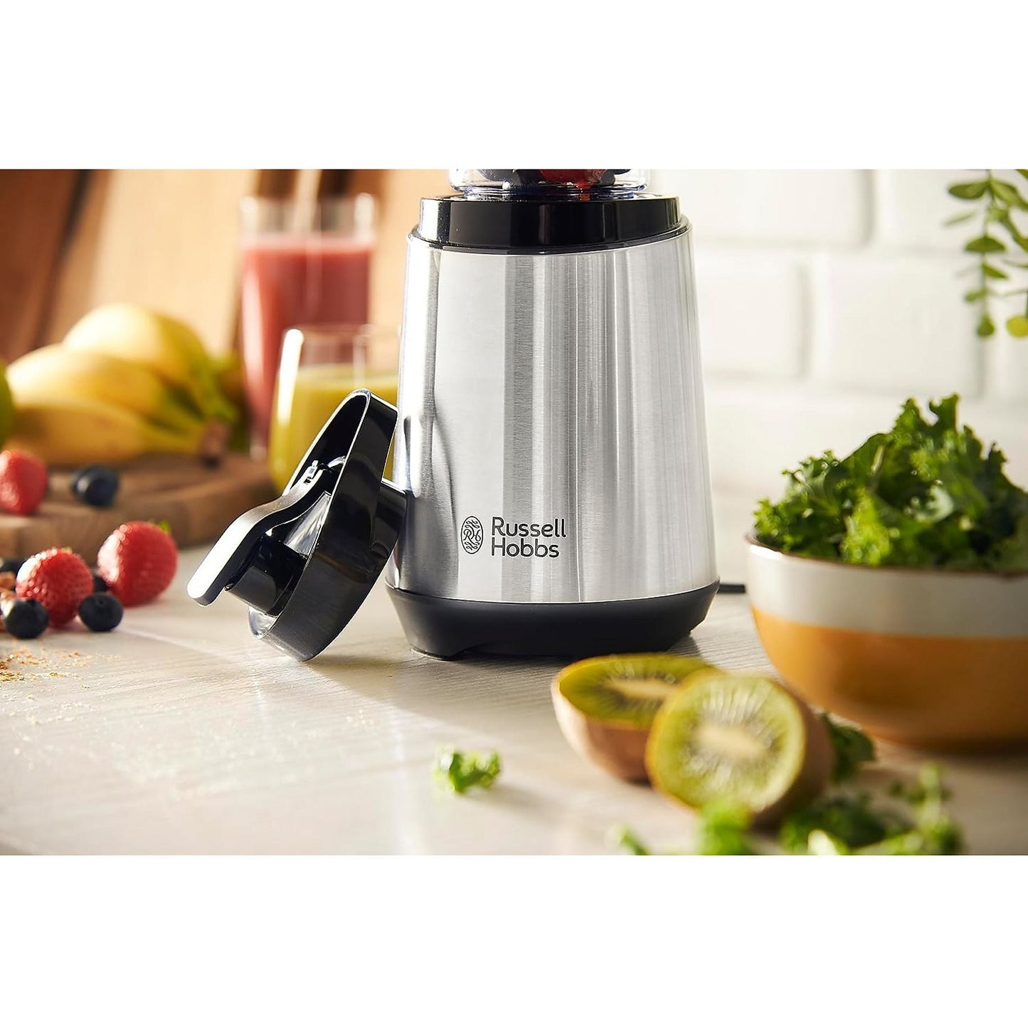 Russell Hobbs Mix&Go Steel Blender with one Bottles – 300W