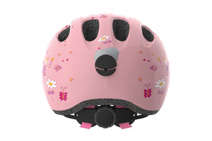 ABUS Smiley 2.0 Kids Cycling Helmet: Pink, In-Mold, Adjustable Fit, Vented