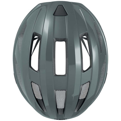 ABUS Macator Race Grey Lightweight Cycling Helmet with Ventilation