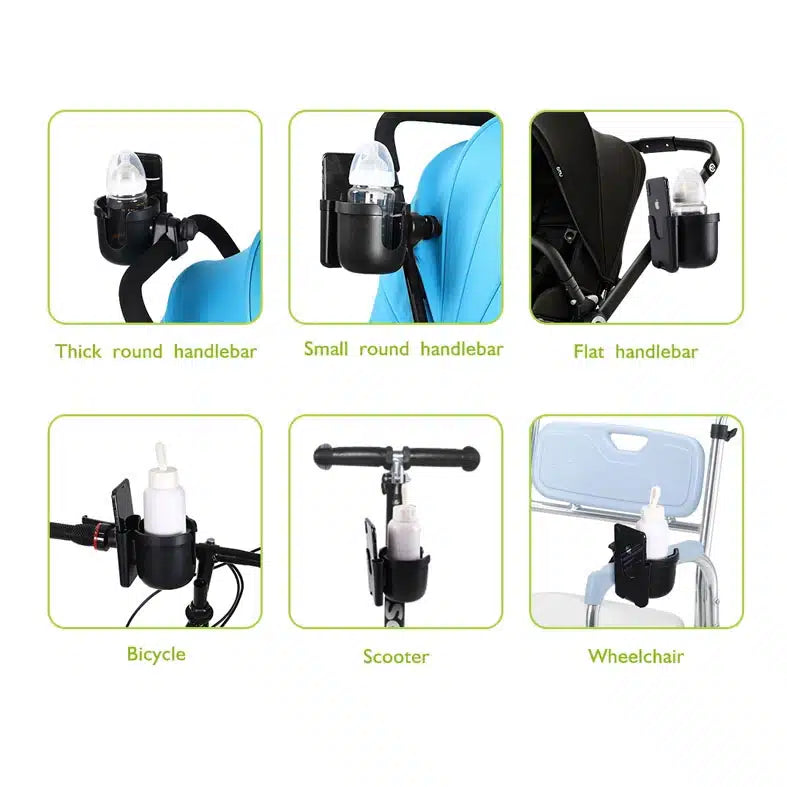 Accmor 2-in-1 Walker Cup Holder with Phone Holder