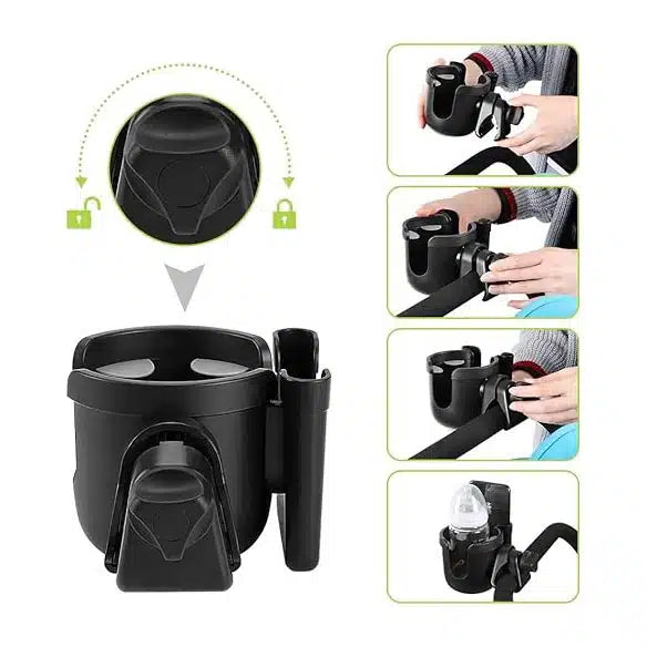 Accmor 2-in-1 Walker Cup Holder with Phone Holder
