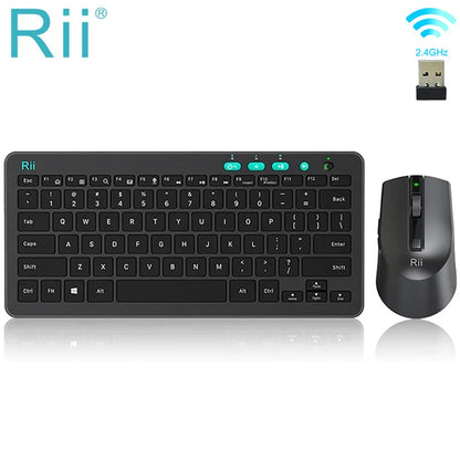 RKM709 2.4GHz Wireless Keyboard and Mouse Combo