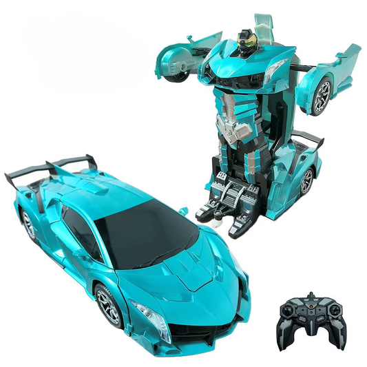 28 Cm Rc Car 2.4ghz Induction Transformation Robot 1:12 Deformation Electric Remote-controlled Sports Cars Toy For Children A03
