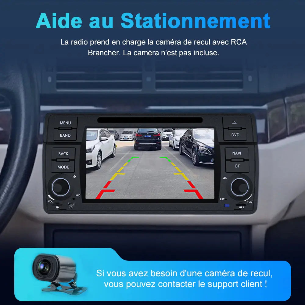 AWESAFE BMW E46 Android Car Stereo: CarPlay, Auto, GPS, WiFi, RDS