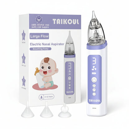 Electric Nasal Aspirator for Children 3 Suction Levels with Music and LED