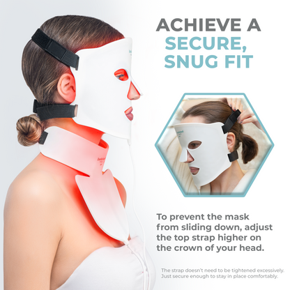LED Light Therapy Face and Neck Mask 7-in-1