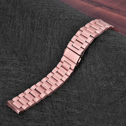 Supore Stainless-Steel Watch Band for Fitbit 3/4 for Fitbit Sense 2