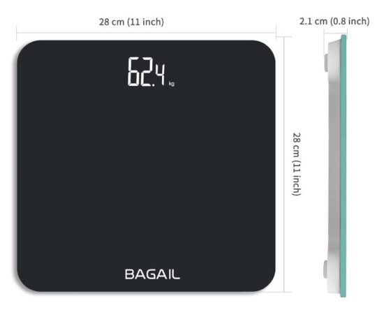 BAGAIL T1 Digital Bathroom Weighing Scale