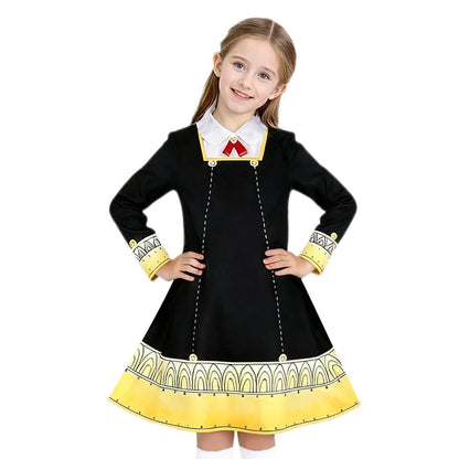 Anime Spy X Family Anya Forger Costume Dress