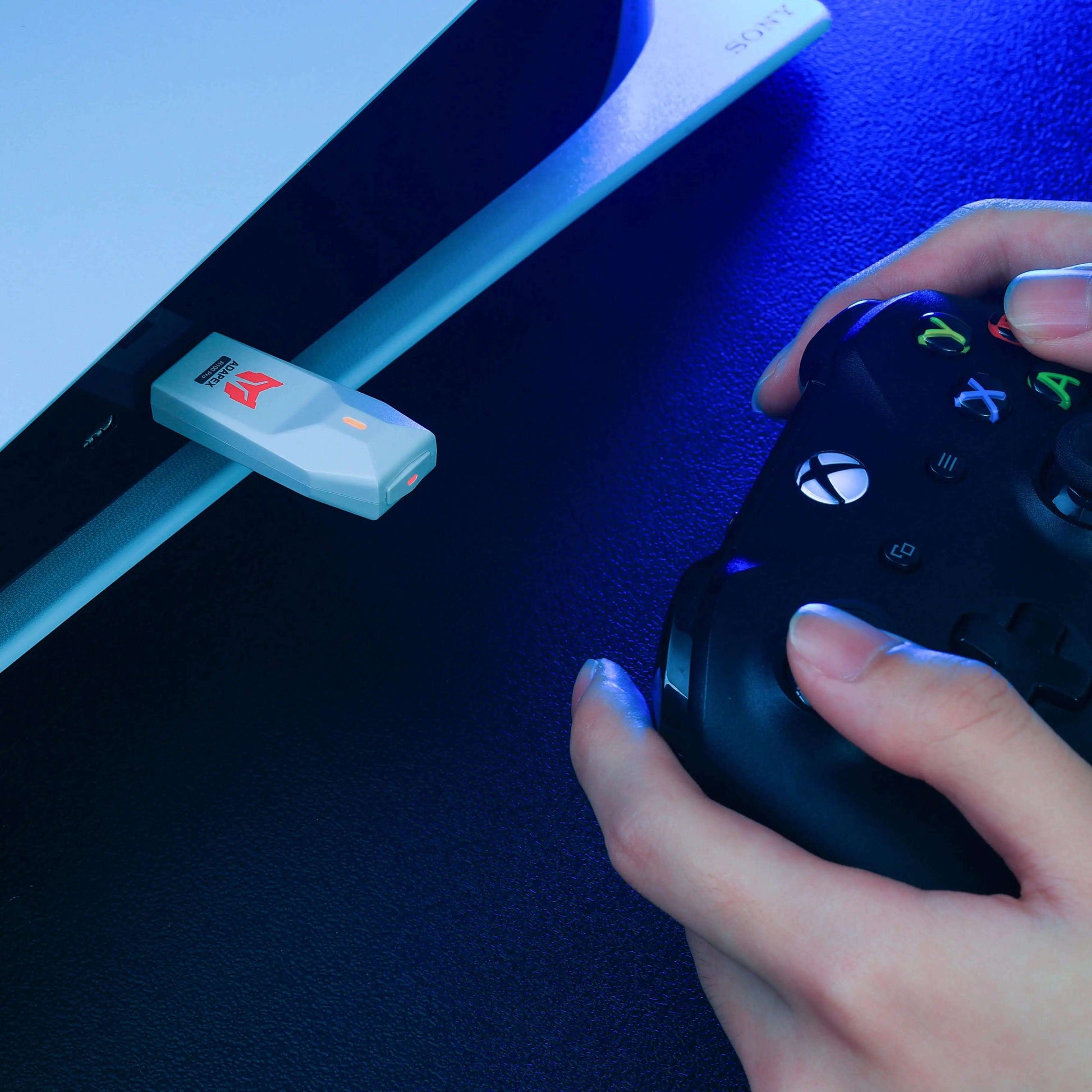 BIGBIGWON ADAPEX R100Pro USB Wireless Controller Adapter for Xbox PS5 Switch PC