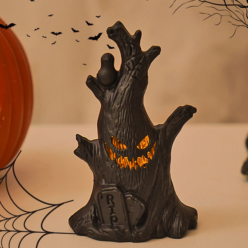 Creative Ghost Face Stump LED Night Light Table Lamp