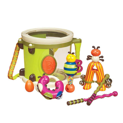 Parum Pum Pum Kids Musical Drum Set with Accessories