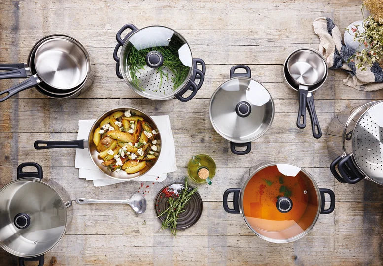 Beka Polo Stainless Steel Saucepan Set – Durable PFAS-Free Cooking