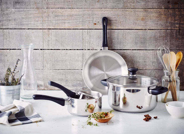 Beka Polo Stainless Steel Saucepan Set – Durable PFAS-Free Cooking