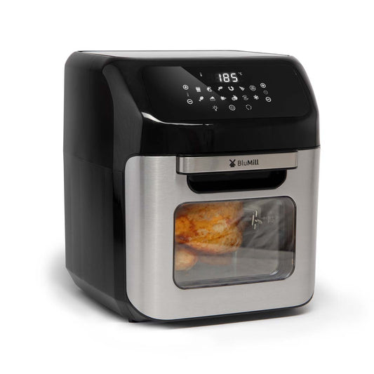 BluMill XXL Airfryer Oven: 12-in-1, 12L Capacity, Digital Touchscreen Control