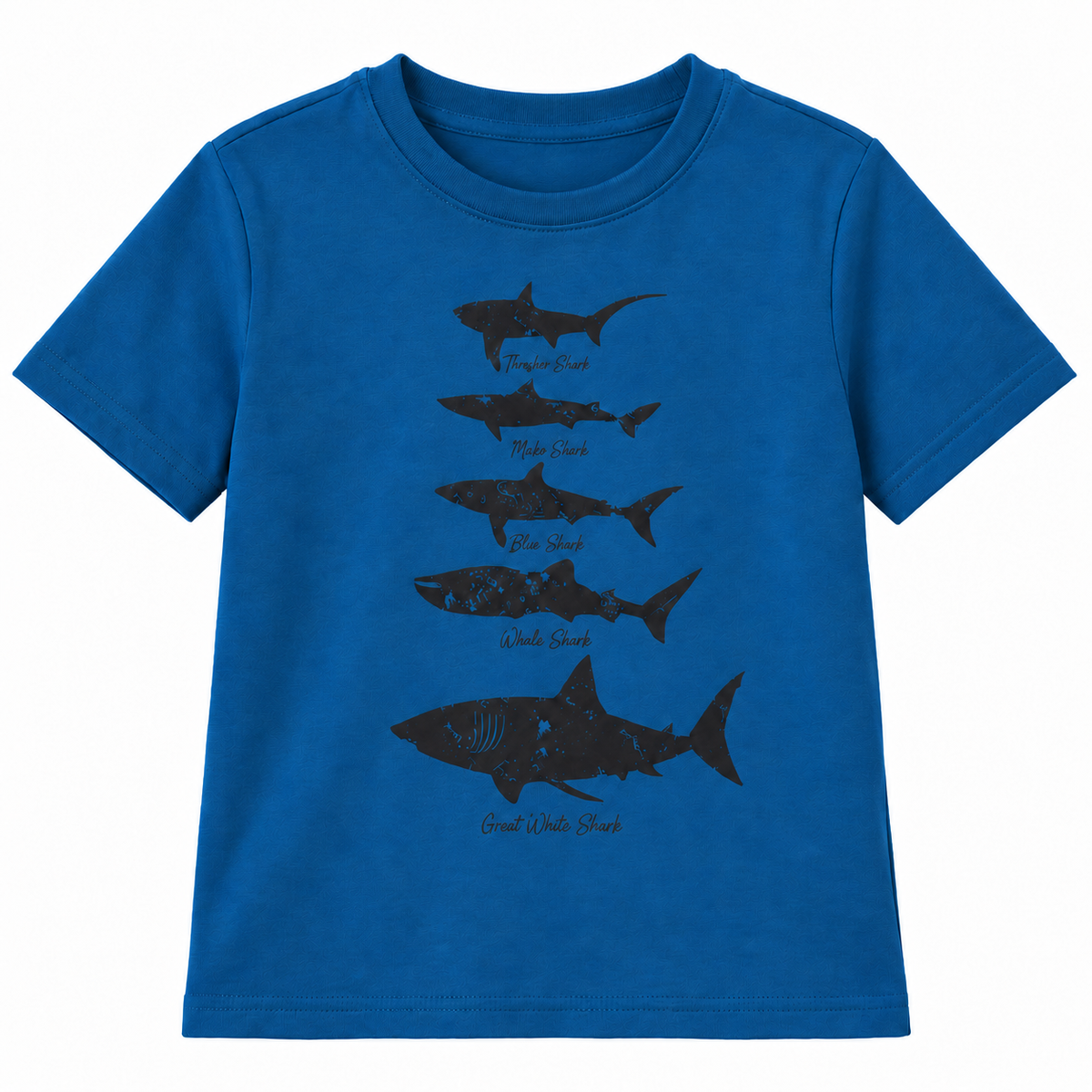 Pepperts Boys' Shark World Short-Sleeve T-Shirt