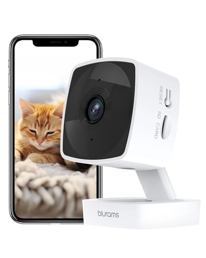 Blurams A12S FoldVue 2K Indoor Wi-Fi Security Camera with Night Vision