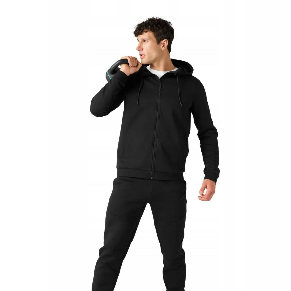 Crivit Men's Zip Hoodie Cotton Black L 52/54
