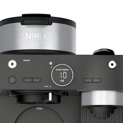 Ninja Espresso & Coffee Barista System: 19-Bar Pressure, Pod & Grounds, Built-in Frother