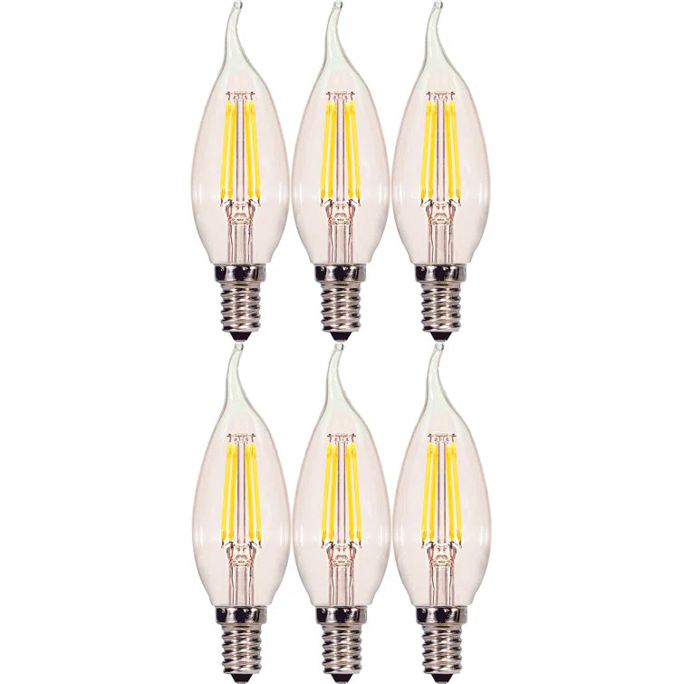6WClear e14 Candelabra LED Bulb 6units
