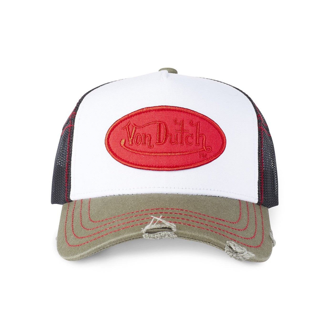 Von Dutch Trucker Cap: Classic Mesh Back Hat with Adjustable Snapback