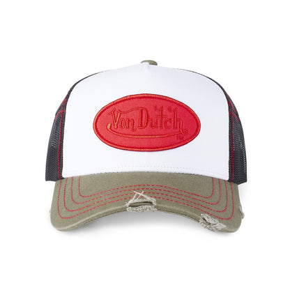 Von Dutch Trucker Cap: Classic Mesh Back Hat with Adjustable Snapback