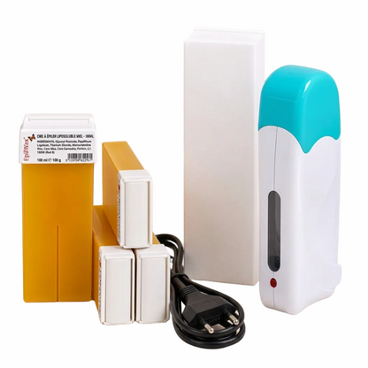 Solo 4 Roll-On Honey Waxing Kit White