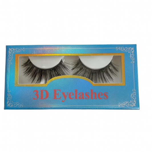 Luxurious 3D False Eyelashes: Reusable PBT Fiber for Stunning, Voluminous Lashes