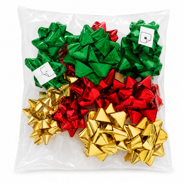 Crelando 15-Piece Self-Adhesive Gift Bow Set