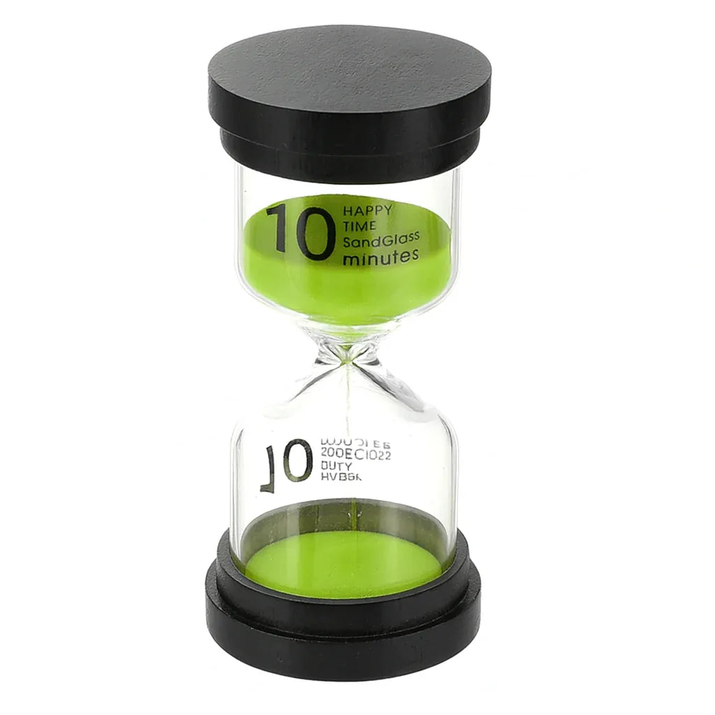 Hppy Time 10 Minute Green Hourglass Timer for Games, Classroom, Home Decor - Gomix Brands Outlet