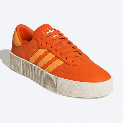 Adidas Originals Sambarose Women's Vibrant Orange Platform Lifestyle Sneakers