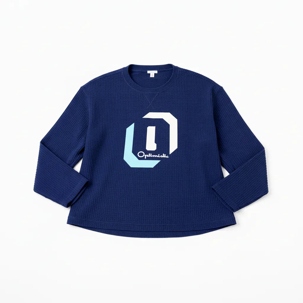 Flirtitude Women's Navy Blue Active Long Sleeve Shirt - Gomix Brands Outlet