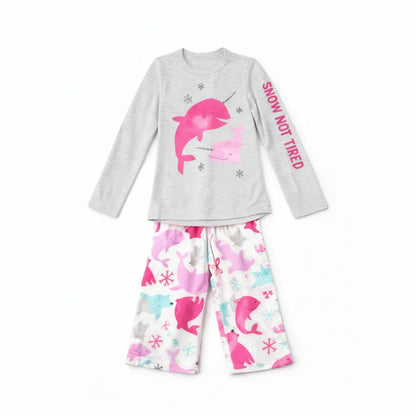 Carter's Just One You Girls Pink Whale Long Sleeve Pajama Set - Gomix Brands Outlet
