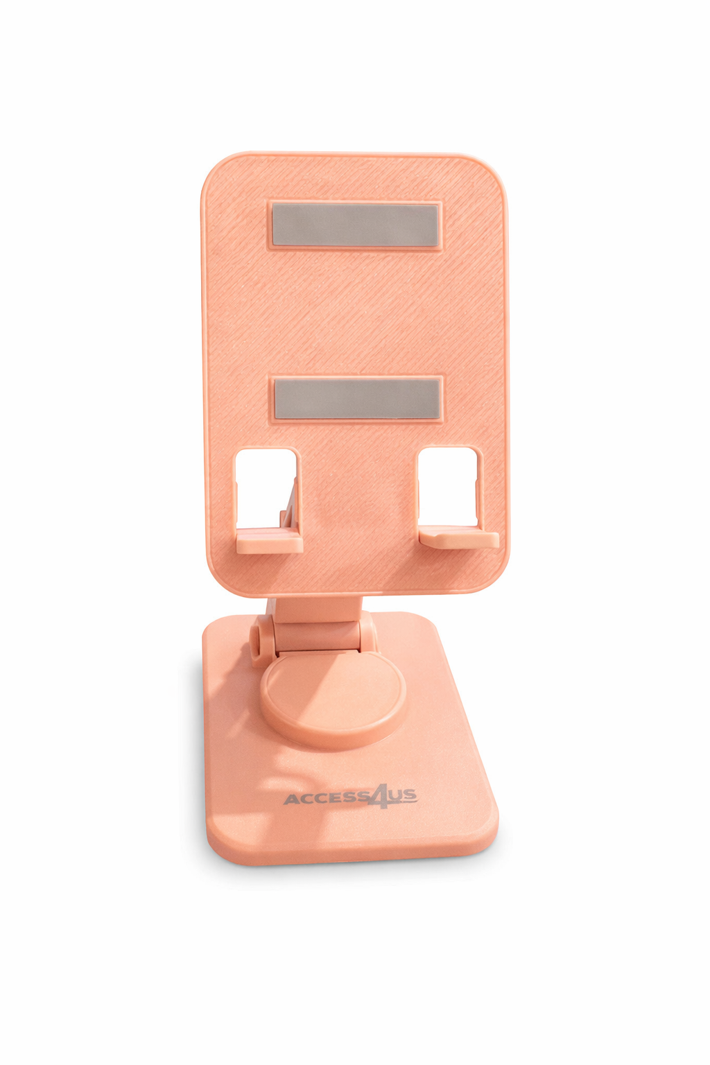 Adjustable Foldable Phone Stand with Anti-Slip Base - pink