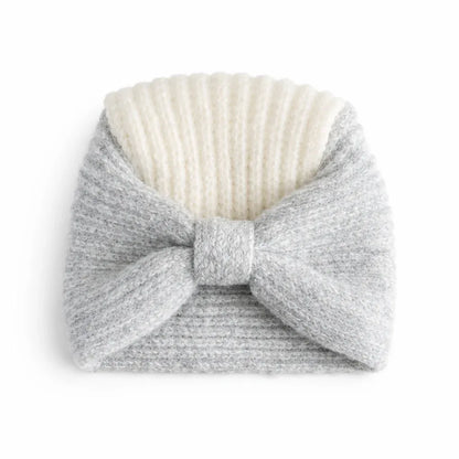 Cat & Jack Infant Gray White Winter Turban Knot Hat - Gomix Brands Outlet