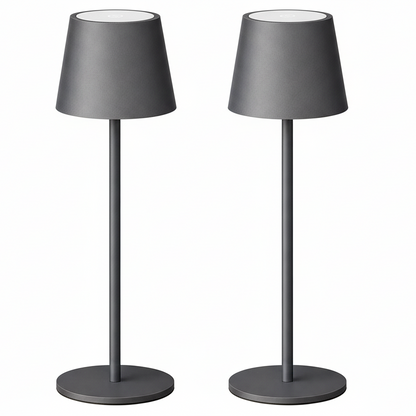 Howskys 2-Pack Wireless LED Dimmable Table Lamp