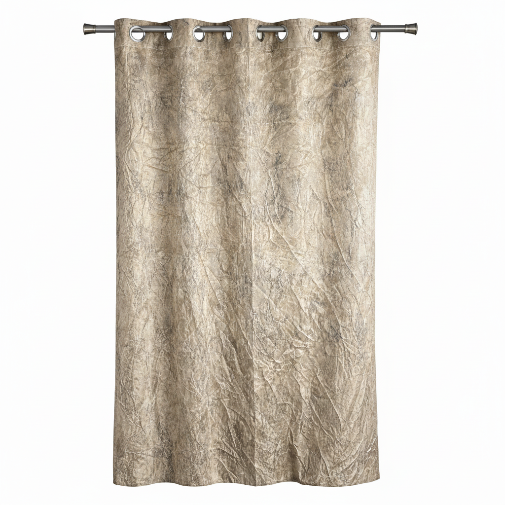 Foil Texture velvet curtains