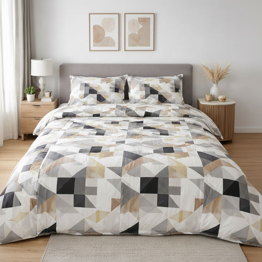 Organic Cotton Duvet Cover and two pillowcases