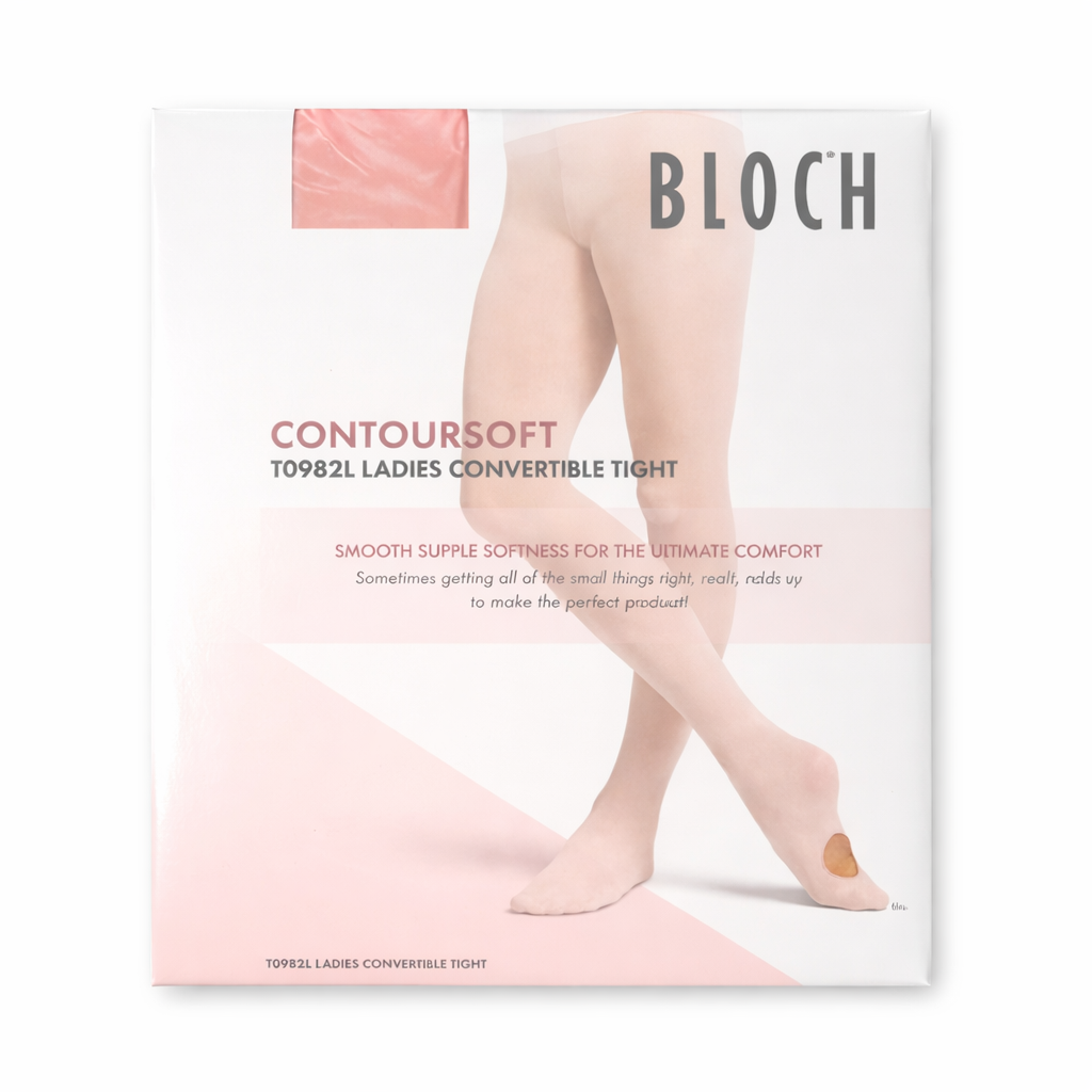 Bloch Women's Contoursoft Adaptatoe Ballet Tights with Extra Spandex