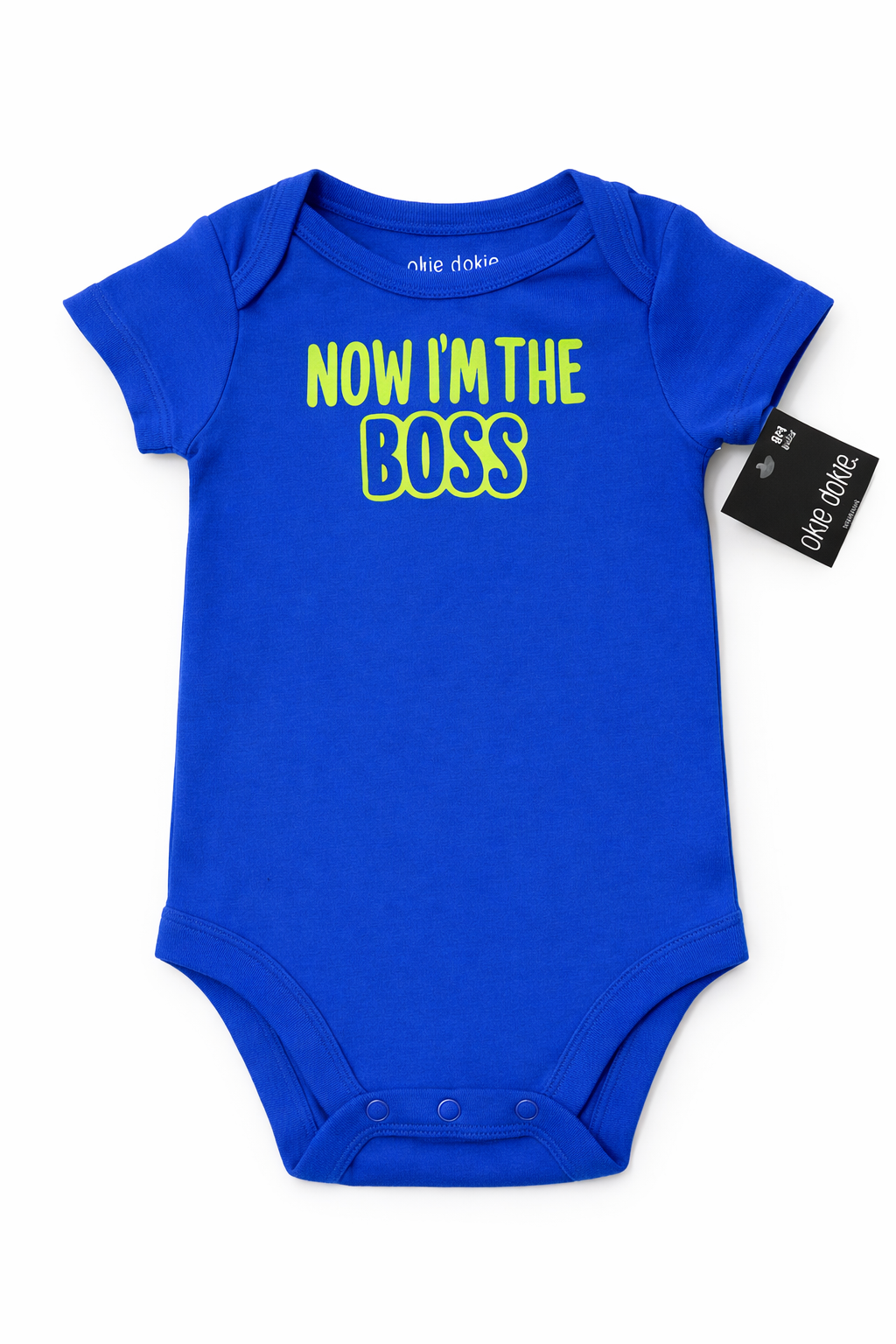 Okie Dokie Baby Soft Bodysuit - Indigo