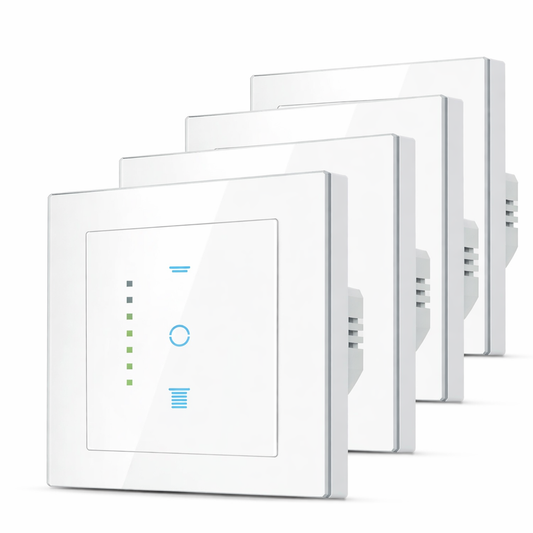 CURRYSMARTER Wi‑Fi Roller Shutter Switch Set of 4 with LED