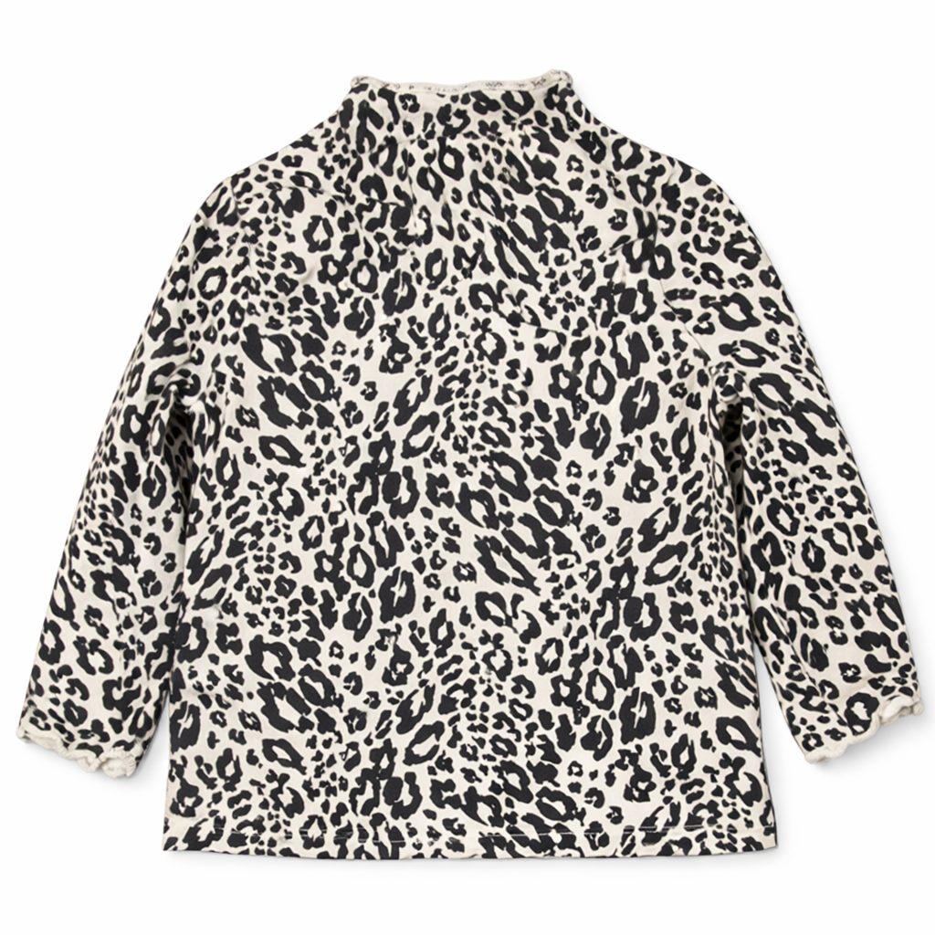 First Impressions Baby Girls Leopard Print Long-Sleeve Top