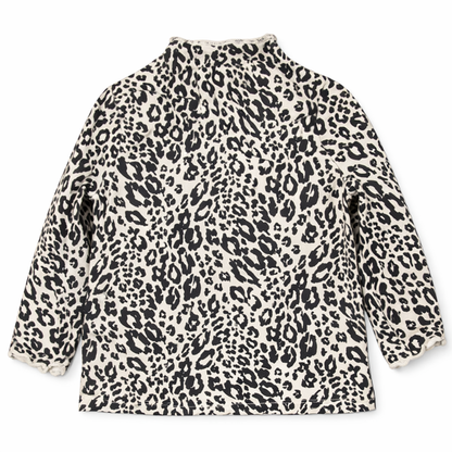 First Impressions Baby Girls Leopard Print Long-Sleeve Top